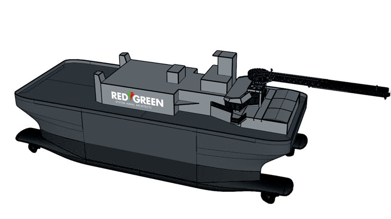 red-to-green-SWATH-sustainable-wind-turbine-support-vessel